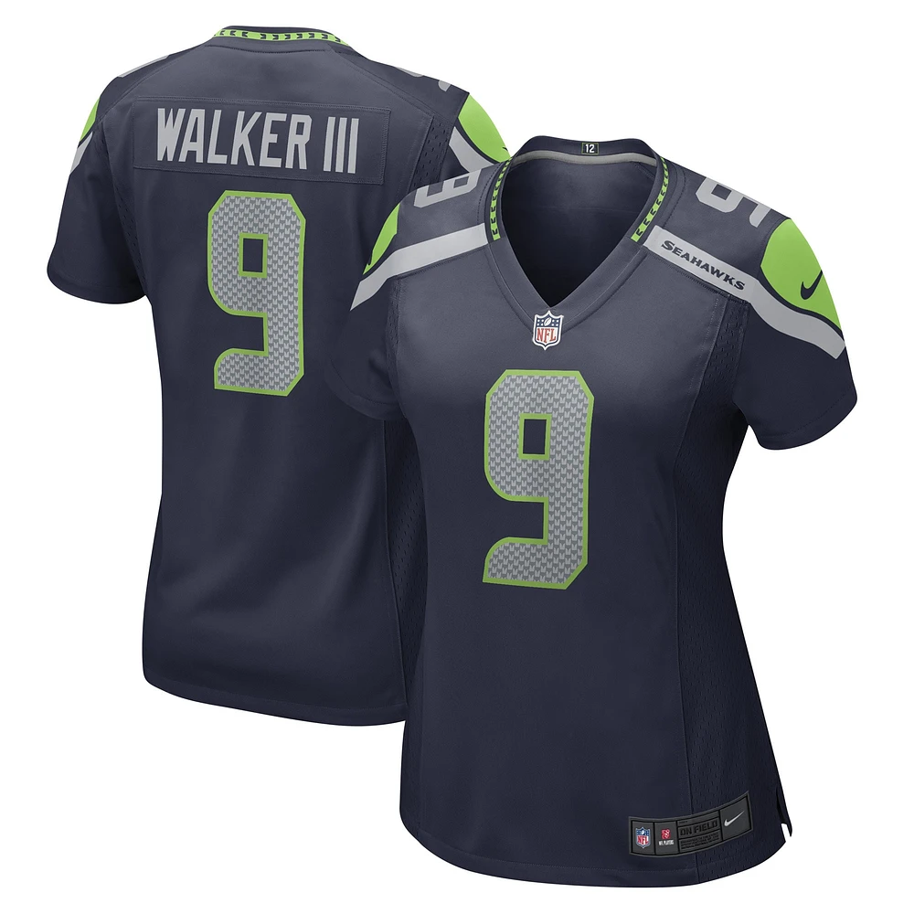 Women's Nike Kenneth Walker III Navy Seattle Seahawks Player Jersey