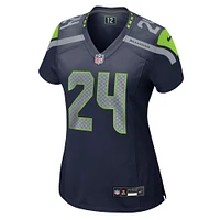 Women's Nike K'Von Wallace  College Navy Seattle Seahawks Team Game Jersey
