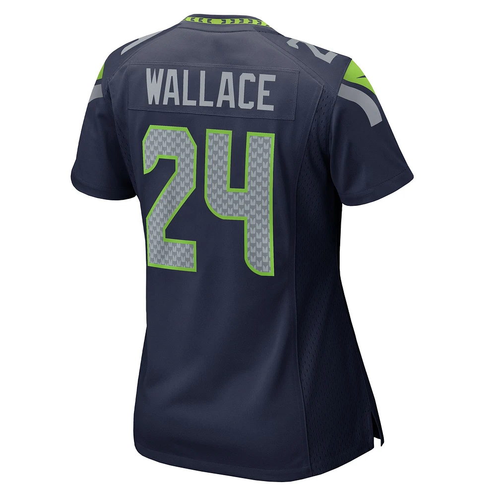 Women's Nike K'Von Wallace  College Navy Seattle Seahawks Team Game Jersey