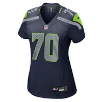 Women's Nike Laken Tomlinson  College Navy Seattle Seahawks Team Game Jersey