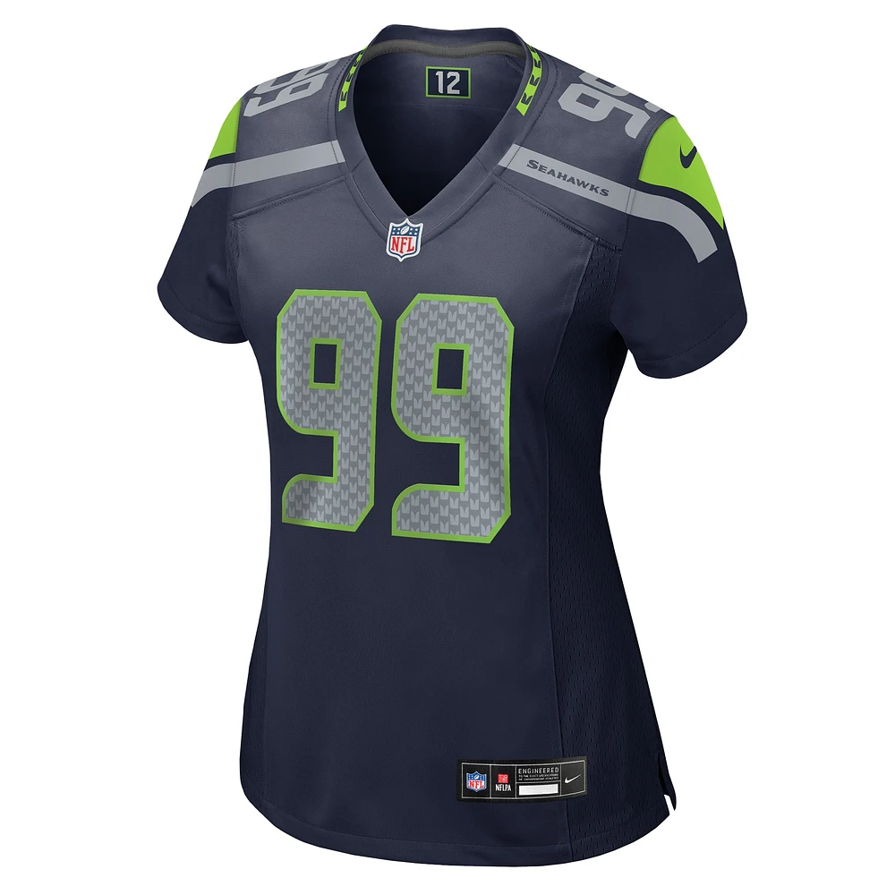 Women's Nike Leonard Williams College Navy Seattle Seahawks  Game Jersey