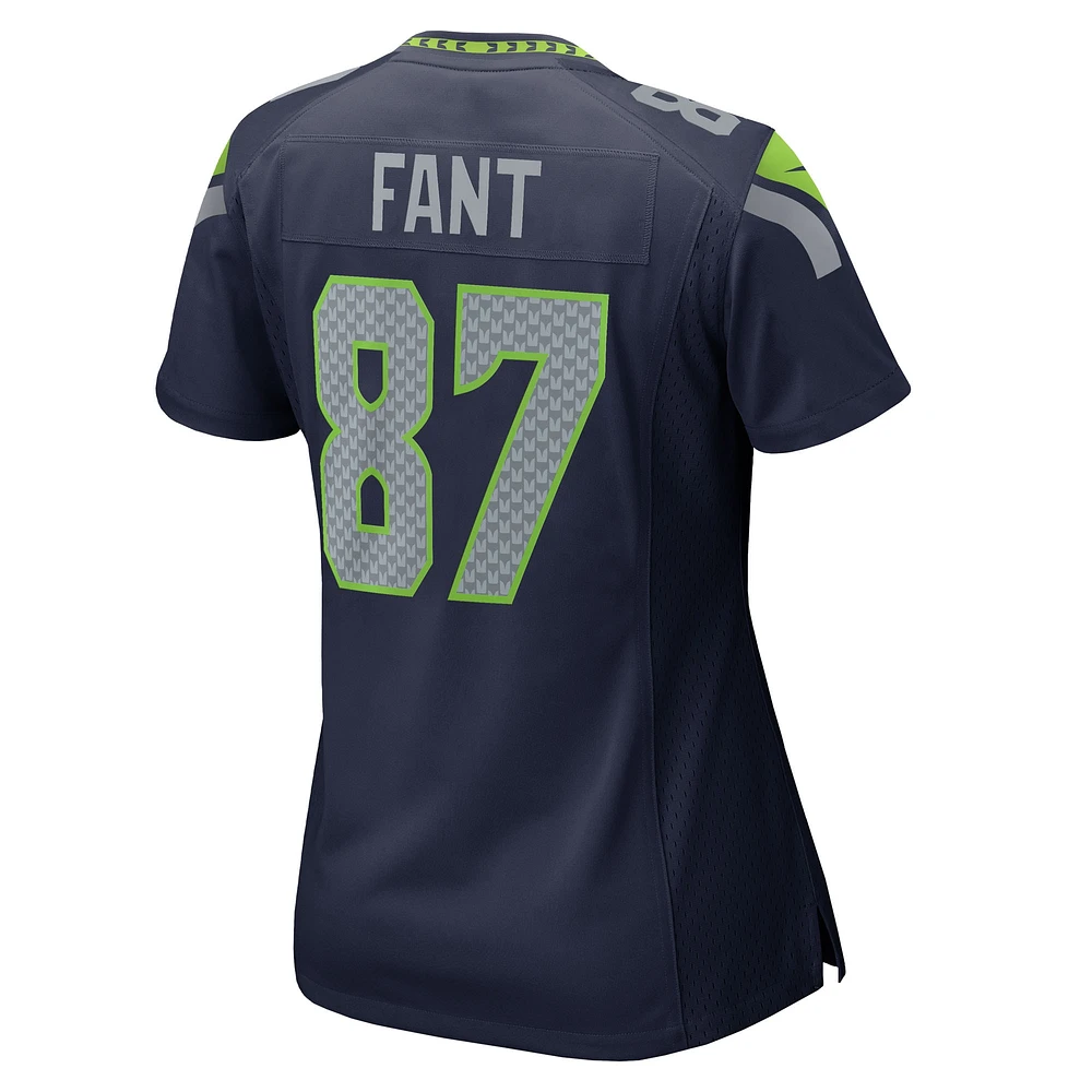 Women's Nike Noah Fant  College Navy Seattle Seahawks Team Game Jersey