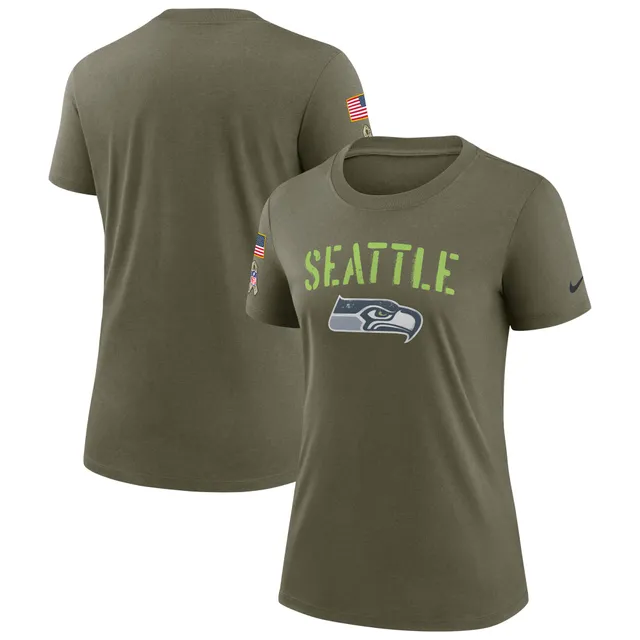 Lids Seattle Seahawks Nike 2021 Salute To Service Performance Long Sleeve T- Shirt - Olive