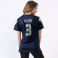 Men's Nike Russell Wilson College Navy Seattle Seahawks Game Player Jersey