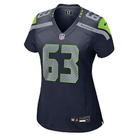 Women's Nike Sataoa Laumea  College Navy Seattle Seahawks Game Jersey