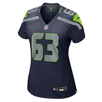 Women's Nike Sataoa Laumea  College Navy Seattle Seahawks Team Game Jersey