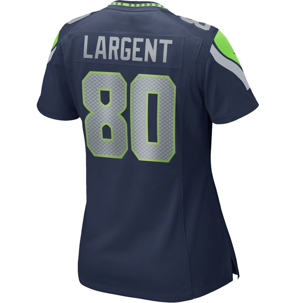 Women's Nike Steve Largent College Navy Seattle Seahawks Game Retired Player Jersey