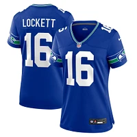 Maillot de joueur Nike Tyler Lockett Royal Seattle Seahawks pour femme