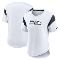 Women's Nike White Seattle Seahawks Fashion T-Shirt