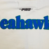 Women's Pro Standard Cream Seattle Seahawks Retro Classic Ringer T-Shirt