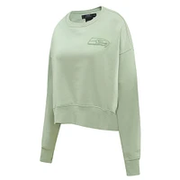 Women's Pro Standard  Light Green Seattle Seahawks Neutral Pullover Sweatshirt