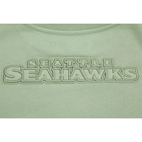 Women's Pro Standard  Light Green Seattle Seahawks Neutral Pullover Sweatshirt