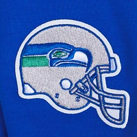 Sweat à capuche zippé avec logo fendu Pro Standard Royal Seattle Seahawks pour femme
