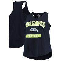 Women's Seattle Seahawks Fanatics Branded College Navy Plus Size