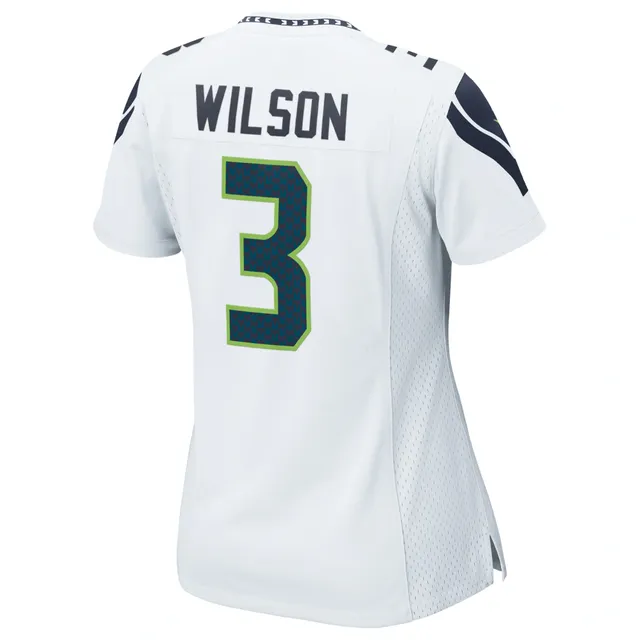 Nike Women's Nike Russell Wilson Neon Green Seattle Seahawks