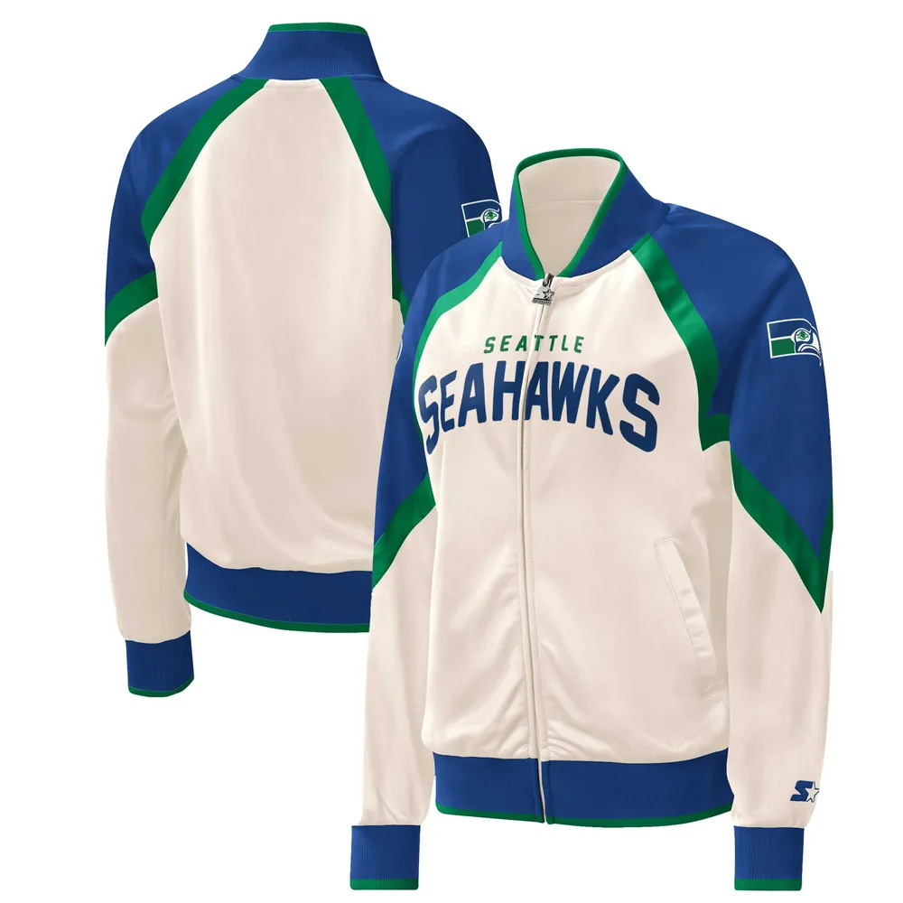 Lids Seattle Seahawks Starter Women's Overtime Raglan Full-Zip