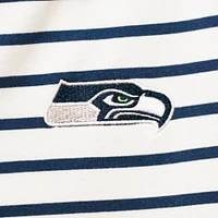 Women's Tommy Bahama White Seattle Seahawks Tri-Blend Jovanna Striped Dress