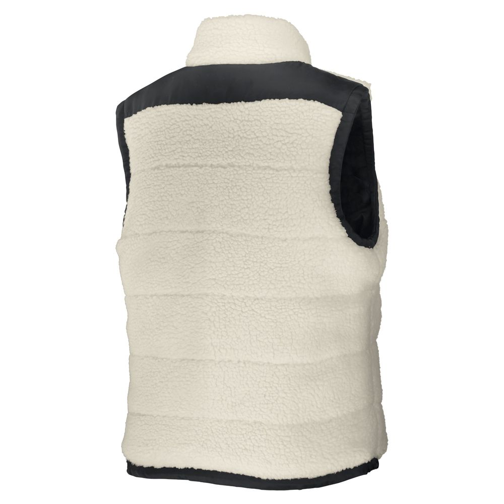 WEAR by Erin Andrews Women's WEAR by Erin Andrews Black/Cream Seattle  Seahawks Reversible Sherpa Full-Zip Vest