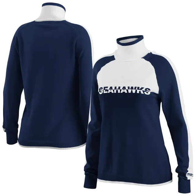 Women's Cutter & Buck Heather Charcoal Seattle Seahawks Throwback