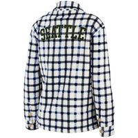 Lids Seattle Seahawks WEAR By Erin Andrews Women's Button-Up Plaid