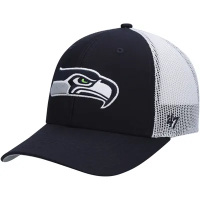 Seattle Seahawks '47 Youth Adjustable Trucker Hat - Navy/White