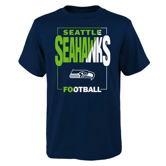 Lids Seattle Seahawks Youth Coin Toss T-Shirt - College Navy
