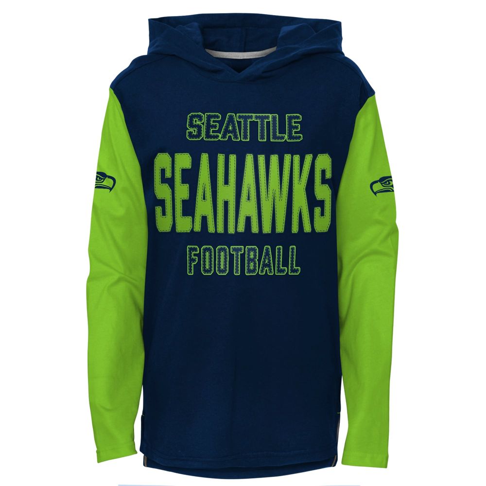 Lids Seattle Seahawks Fanatics Branded Long Sleeve Hoodie T-Shirt - College  Navy