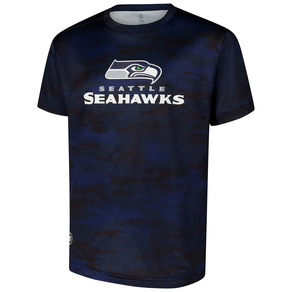 T-shirt de match universitaire pour jeunes des Seattle Seahawks la marine