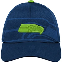 Casquette ajustable pour jeunes Seattle Seahawks Tailgate Navy College