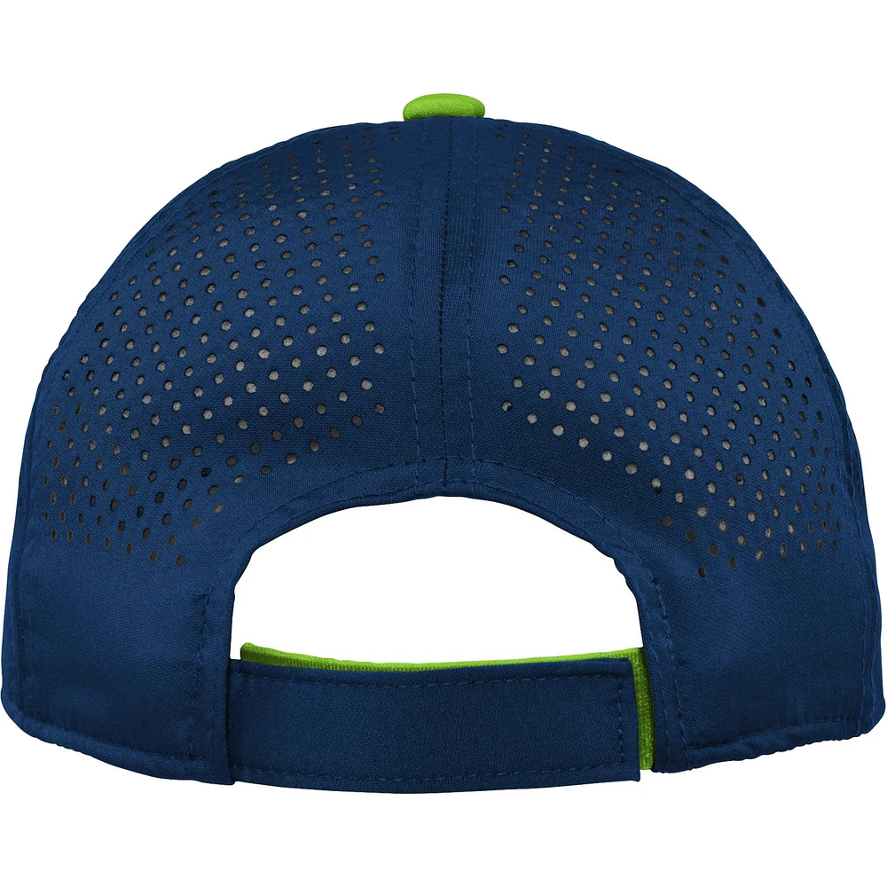 Casquette ajustable pour jeunes Seattle Seahawks Tailgate Navy College