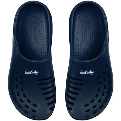 Youth FOCO College Navy Seattle Seahawks Sunny Day Clogs