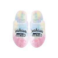 Chaussons à inscription arc-en-ciel FOCO Seattle Seahawks pour jeune