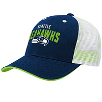 Casquette snapback Seattle Seahawks Core Lockup bleu marine College pour jeunes