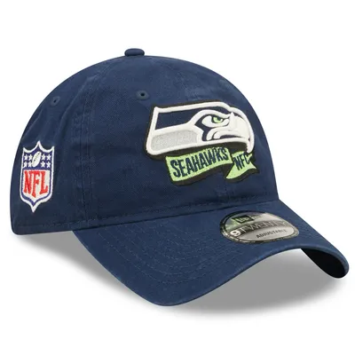 Seattle Seahawks New Era Youth 2022 Sideline Adjustable 9TWENTY Hat - College Navy