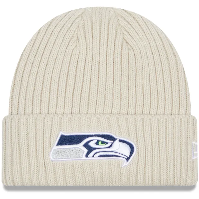 New Era Brown Seattle Seahawks Core Classic Cuffed Knit Hat