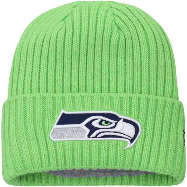 Seattle Seahawks Grey/Navy/Green Beanie - Adult Unisex One Size Fits All 47  Brand Used