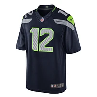 Maillot Nike 12e Fan College Navy pour jeune des Seattle Seahawks
