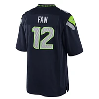 Maillot Nike 12e Fan College Navy pour jeune des Seattle Seahawks