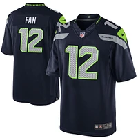 Maillot Nike 12e Fan College Navy pour jeune des Seattle Seahawks