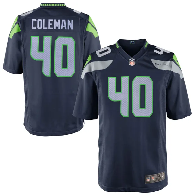 Men's Nike Shaquem Griffin Navy Seattle Seahawks Game Player Jersey