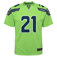 Youth Nike Devon Witherspoon Neon Green Seattle Seahawks Alternate Game Jersey