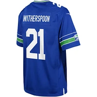 Maillot de match Nike Devon Witherspoon Royal Seattle Seahawks pour jeune