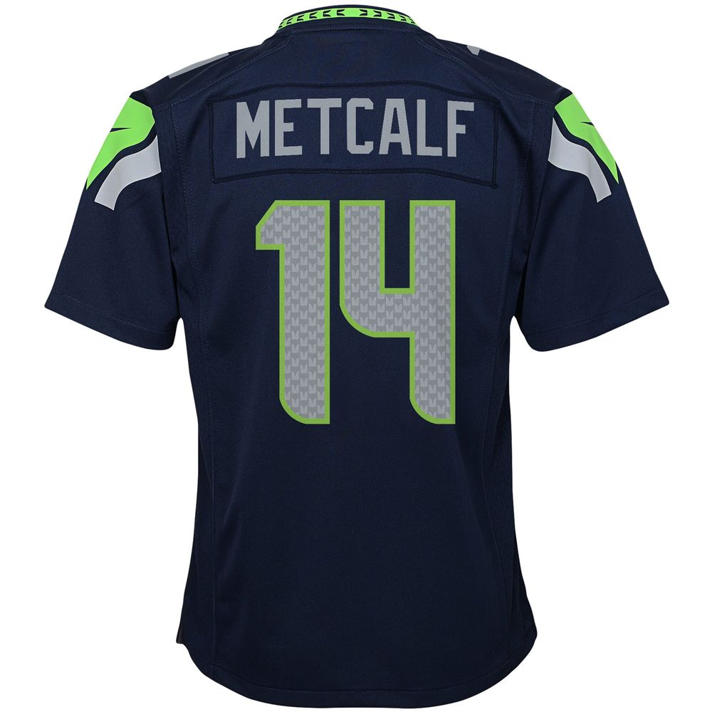 Youth Nike DK Metcalf College Navy Seattle Seahawks Game - Jersey