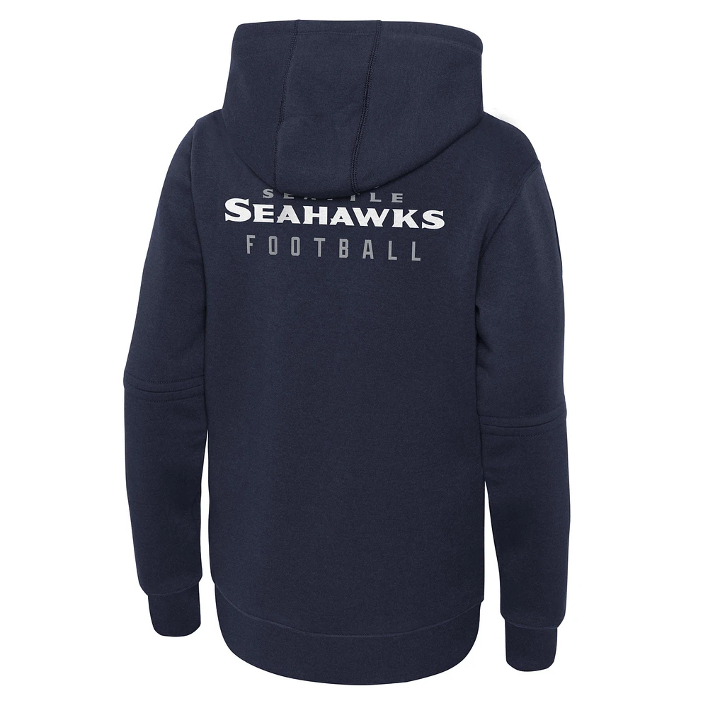 Sweat à capuche Nike Seattle Seahawks Club Fleece bleu marine pour jeune