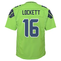 Youth Nike Tyler Lockett Neon Green Seattle Seahawks Game Jersey