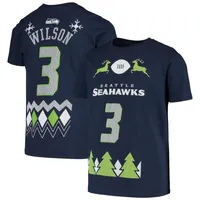 Men's Nike Russell Wilson College Navy Seattle Seahawks Name