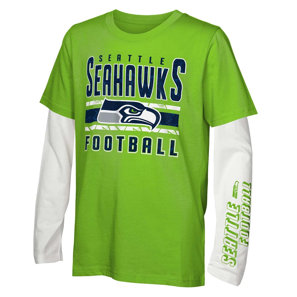 Youth Seattle Seahawks the Mix T-Shirt Combo Set