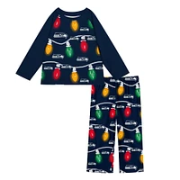 Ensemble pyjama à manches longues Garland Holiday pour jeunes Seattle Seahawks