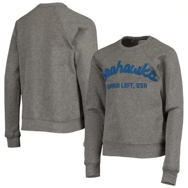 '47 Royal Seattle Seahawks Interstate Throwback Sweatshirt