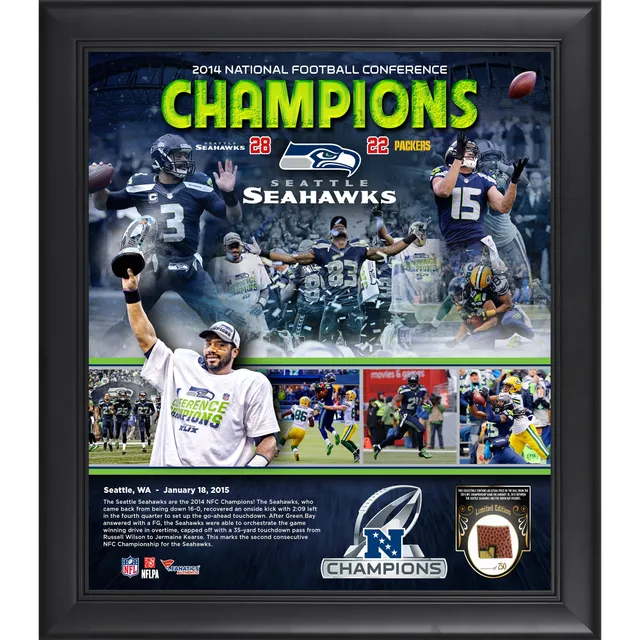 Lids Philadelphia Eagles Fanatics Authentic 2017 NFC Champions Framed 20 x  24 with a Piece of Game-Used Football - Limited Edition of 250